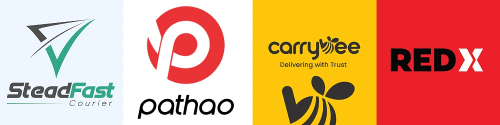 SteadFast, Pathao, Carrybee and RedX delivery partners