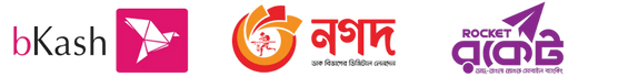 bKash, Nagad and Rocket payment methods