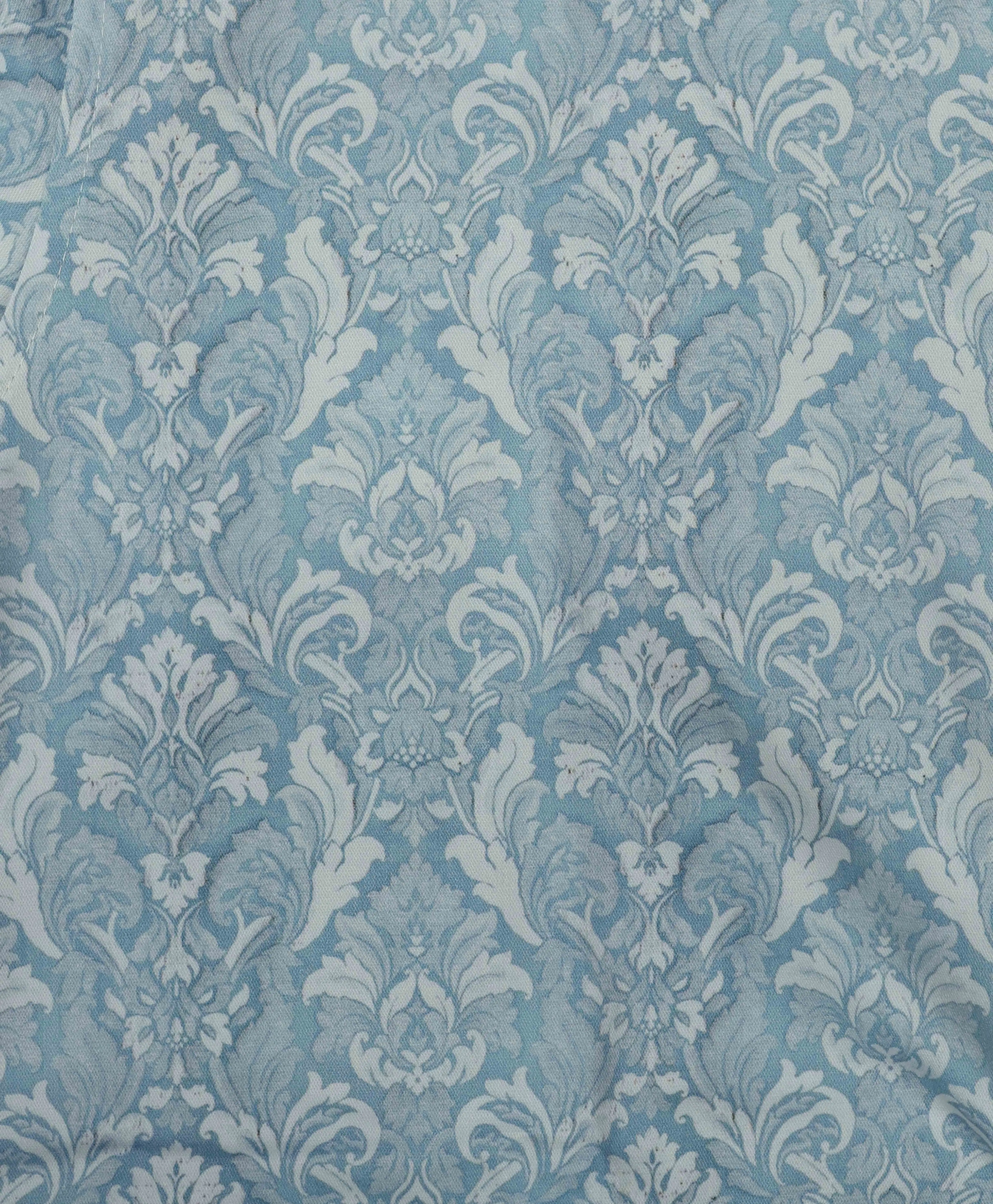 CHINA PRINT SKY BLUE PREMIUM PANJABI image 4