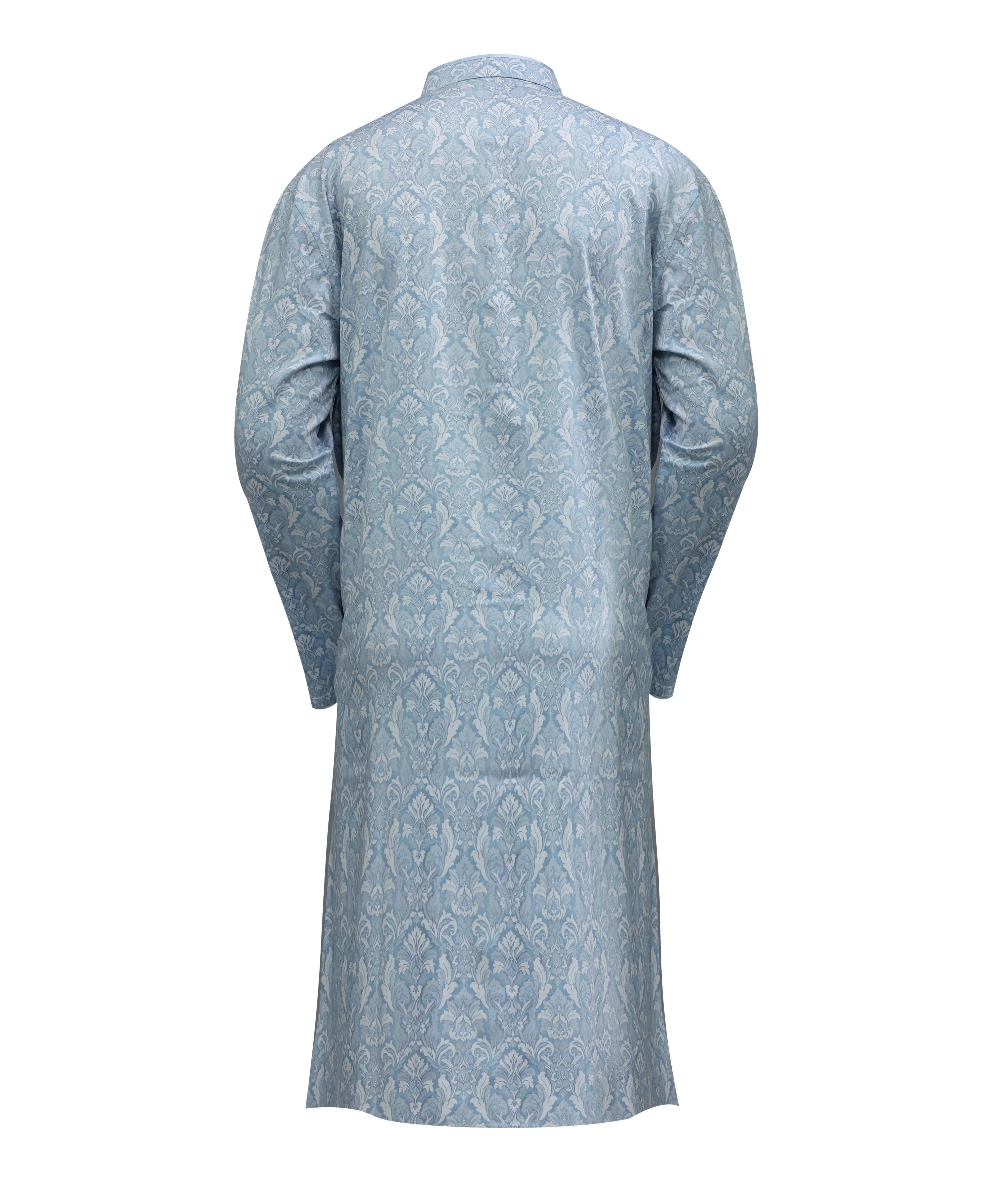 CHINA PRINT SKY BLUE PREMIUM PANJABI image 3